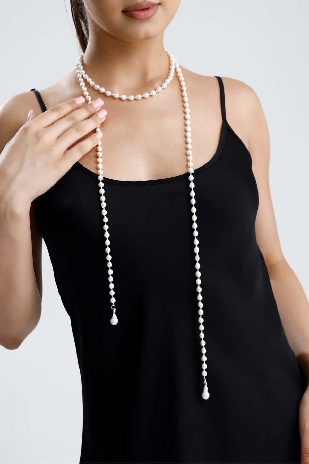 Dorikalı Damla Doğal İnci Kolye | İnci Kolye | Birinci1926