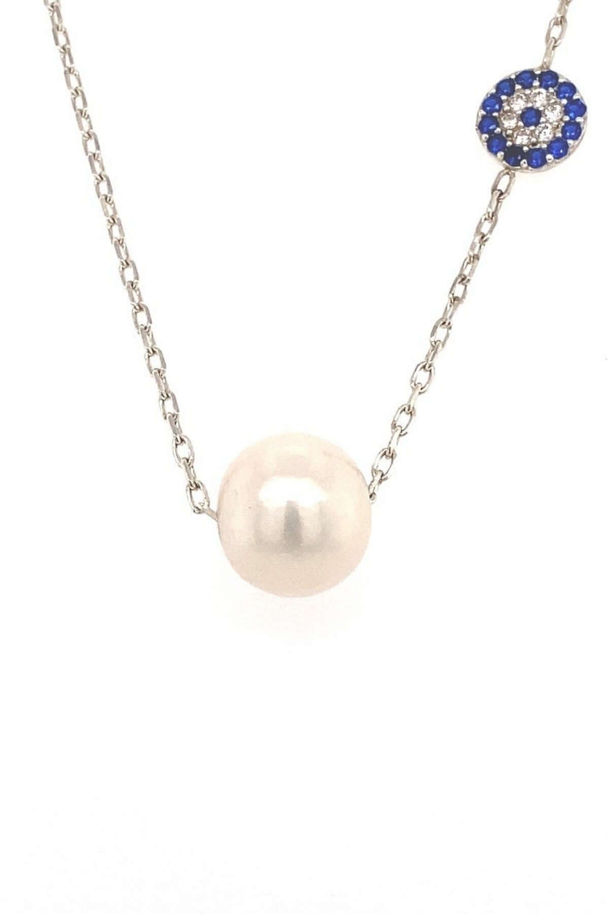 Nazar Boncuklu Doğal İnci Kadın Kolye | | Birinci1926