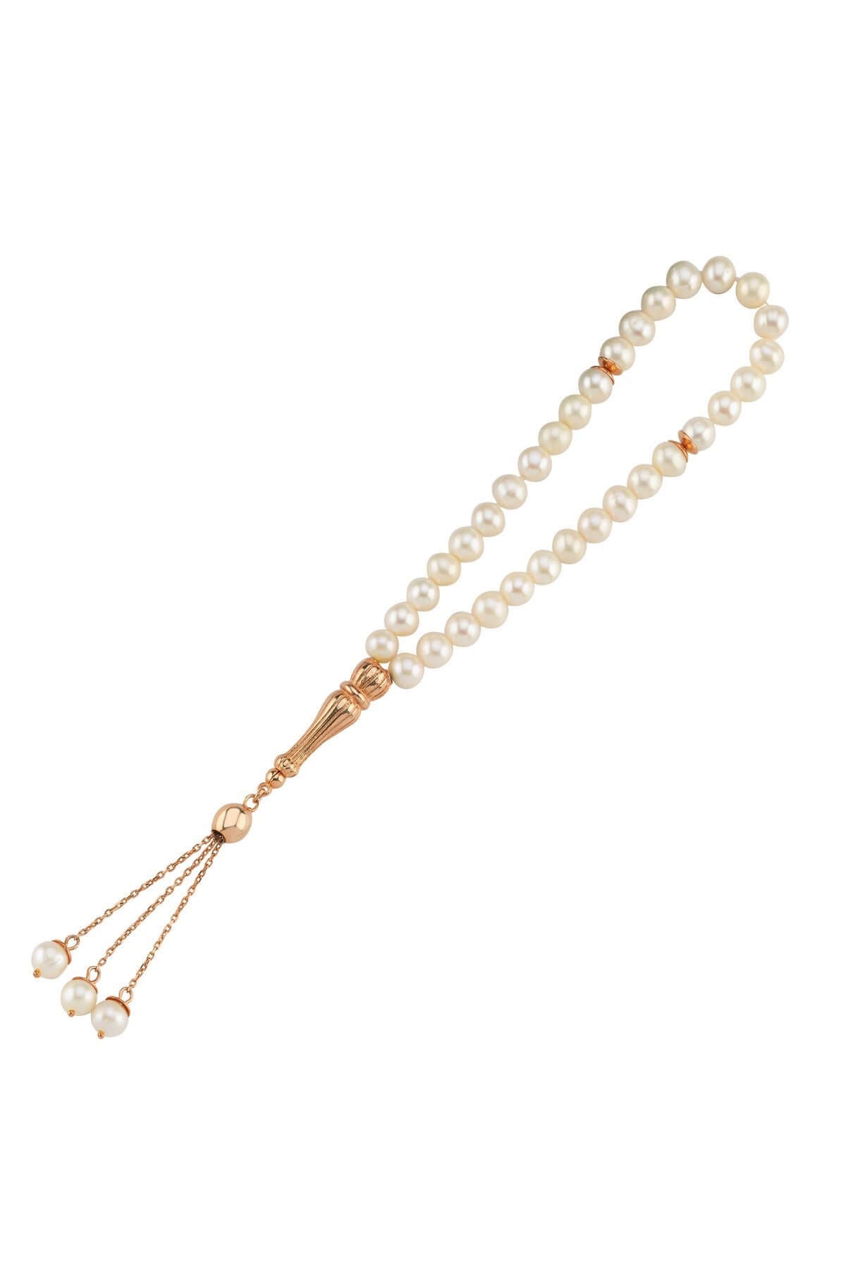 Beyaz Doğal İnci Püsküllü Tespih | | Birinci1926