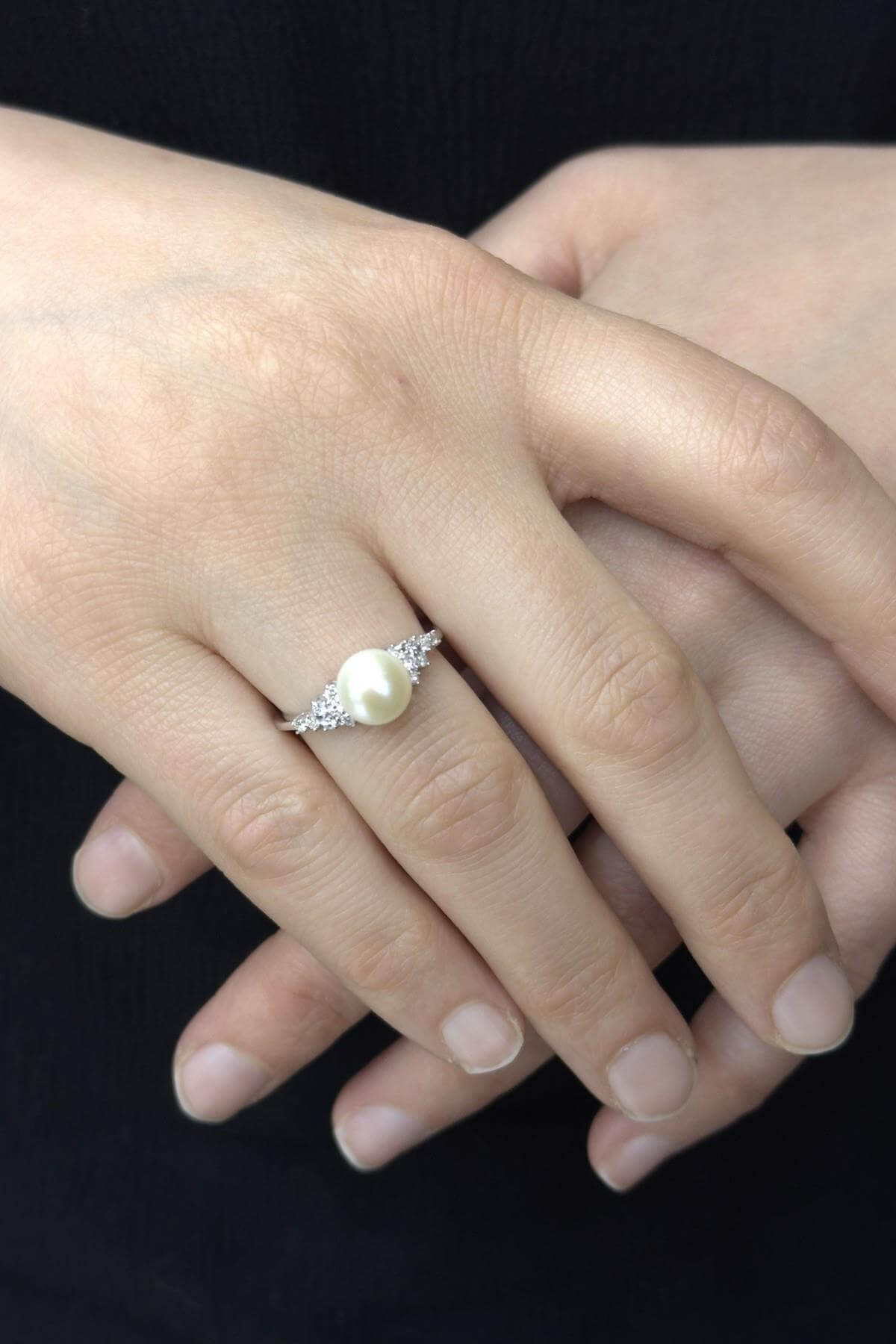 0,2 Ct Doğal İncili Pırlanta Yüzük | | Birinci1926