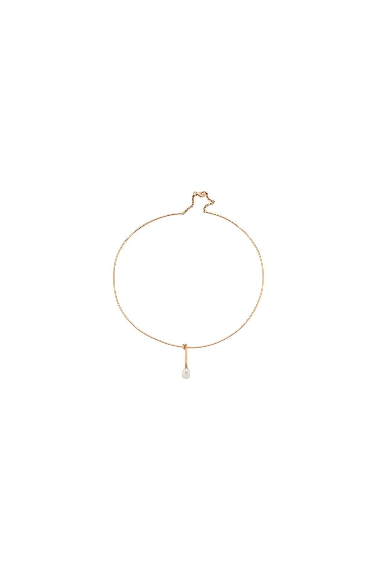 Choker Model Doğal İnci Kolye
