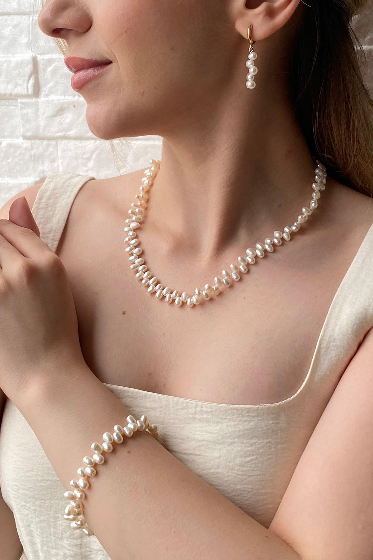 Barok Doğal İnci Bileklik