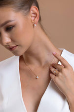 Doğal İnci 0,76 Karat Pırlantalı Kolye | | Birinci1926