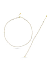 Sıralı İnci Kolye Bileklik İkili Set | | Birinci1926