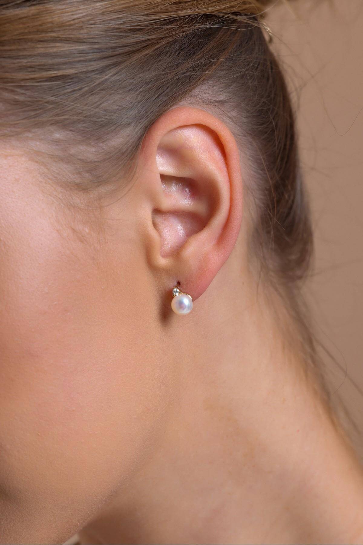 Doğal İnci 2,28 Karat Pırlantalı Küpe Kolye İkili Set | | Birinci1926