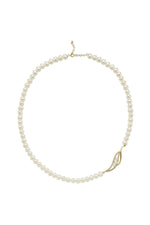 Yaprak Taşlı Doğal İnci Kolye | | Birinci1926