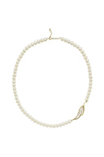 Yaprak Taşlı Doğal İnci Kolye | | Birinci1926