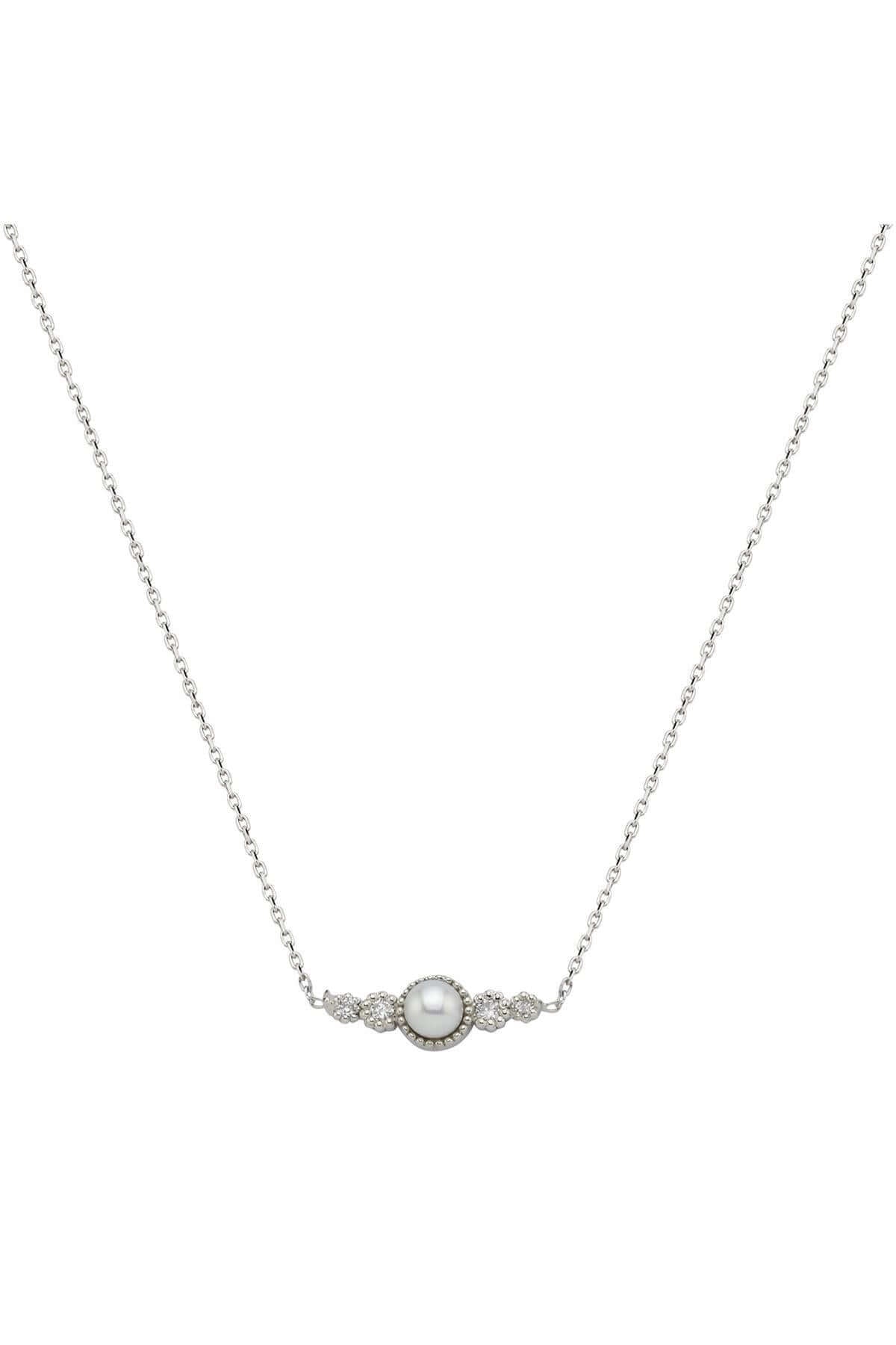 Çıtır Doğal İnci 0,11 Karat Pırlanta Kolye | | Birinci1926