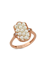 Fatma Elli Doğal 0,08 Karat İnci Pırlanta Yüzük | | Birinci1926