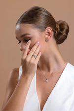 Göz Modelli 0,30 Karat Doğal İncili Pırlanta Küpe | | Birinci1926