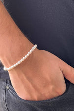 Doğal İnci Sıralı Erkek Bileklik | | Birinci1926