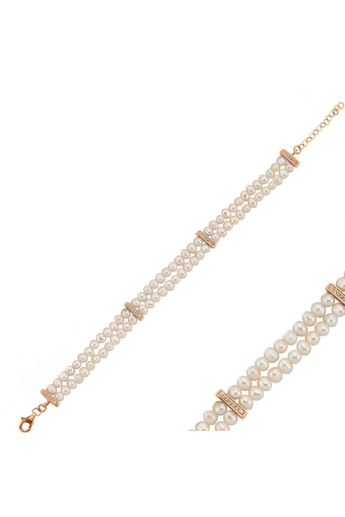 Çift Sıra Doğal İnci Bileklik | | Birinci1926