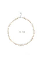 Sıralı Doğal İnci Küpe Kolye İkili Set | | Birinci1926