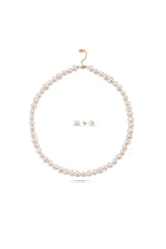 Sıralı Doğal İnci Küpe Kolye İkili Set | | Birinci1926