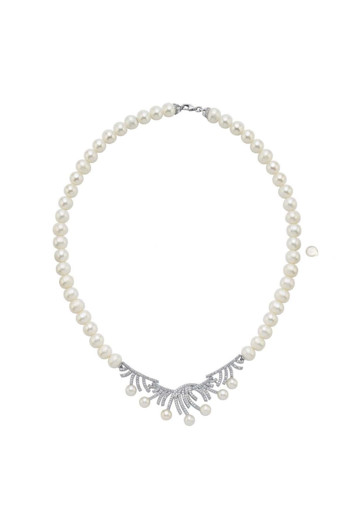 Zirkon Taşlı Doğal İnci Kolye | | Birinci1926