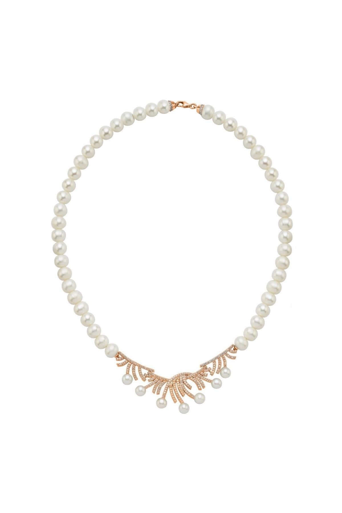 Zirkon Taşlı Doğal İnci Kolye | | Birinci1926