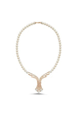 Zirkon Taşlı Doğal İnci Gerdanlık | | Birinci1926