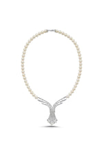 Zirkon Taşlı Doğal İnci Gerdanlık | | Birinci1926