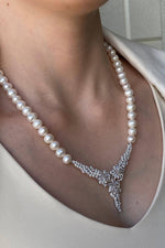 Zirkon Taşlı Doğal İnci Kolye | | Birinci1926