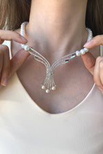 Zirkon Taşlı Doğal İnci Gerdanlık | | Birinci1926