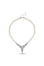 Zirkon Taşlı Doğal İnci Kolye | | Birinci1926