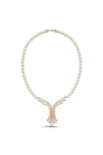 Zirkon Taşlı Doğal İnci Gerdanlık | | Birinci1926