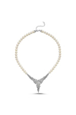 Zirkon Taşlı Doğal İnci Kolye | | Birinci1926