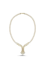 Zirkon Taşlı Doğal İnci Gerdanlık | | Birinci1926