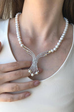 Zirkon Taşlı Doğal İnci Gerdanlık | | Birinci1926