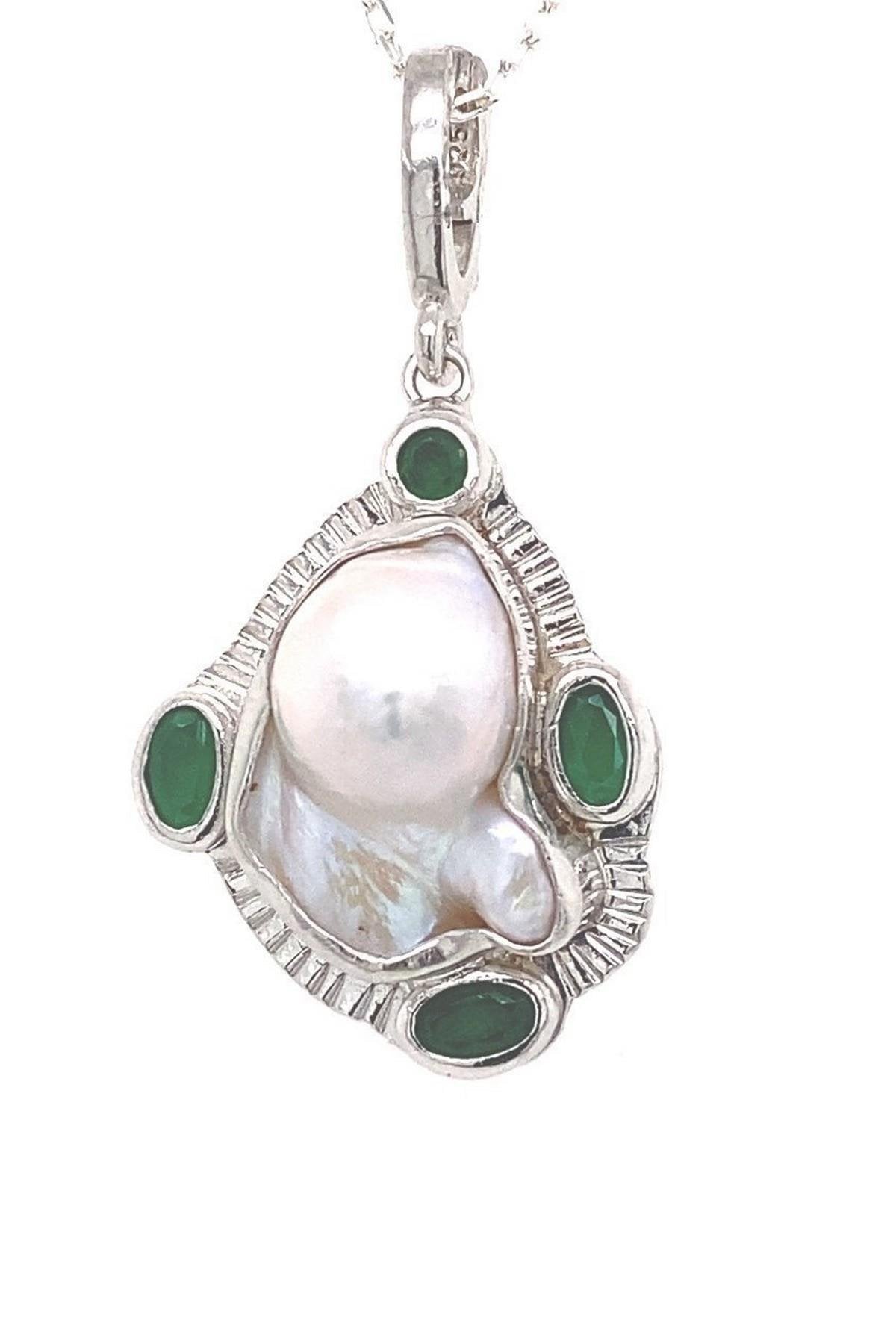 Doğal Barok İnci Kolye Ucu