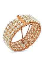 Üç Sıra Doğal İnci Kelepçe Bileklik | | Birinci1926