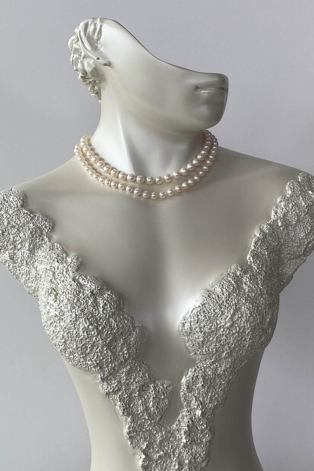 Düğümlü Doğal Tatlı Su İncisi Kolye | | Birinci1926