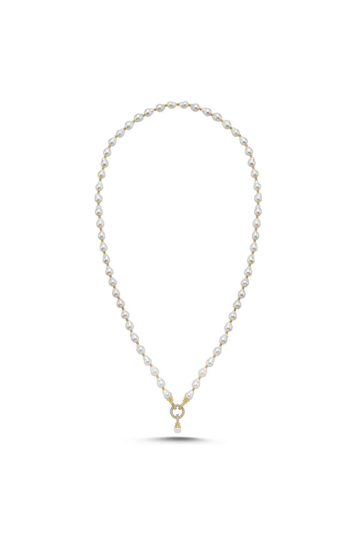 Halka Kilitli Dorikalı Doğal İnci Kolye | | Birinci1926