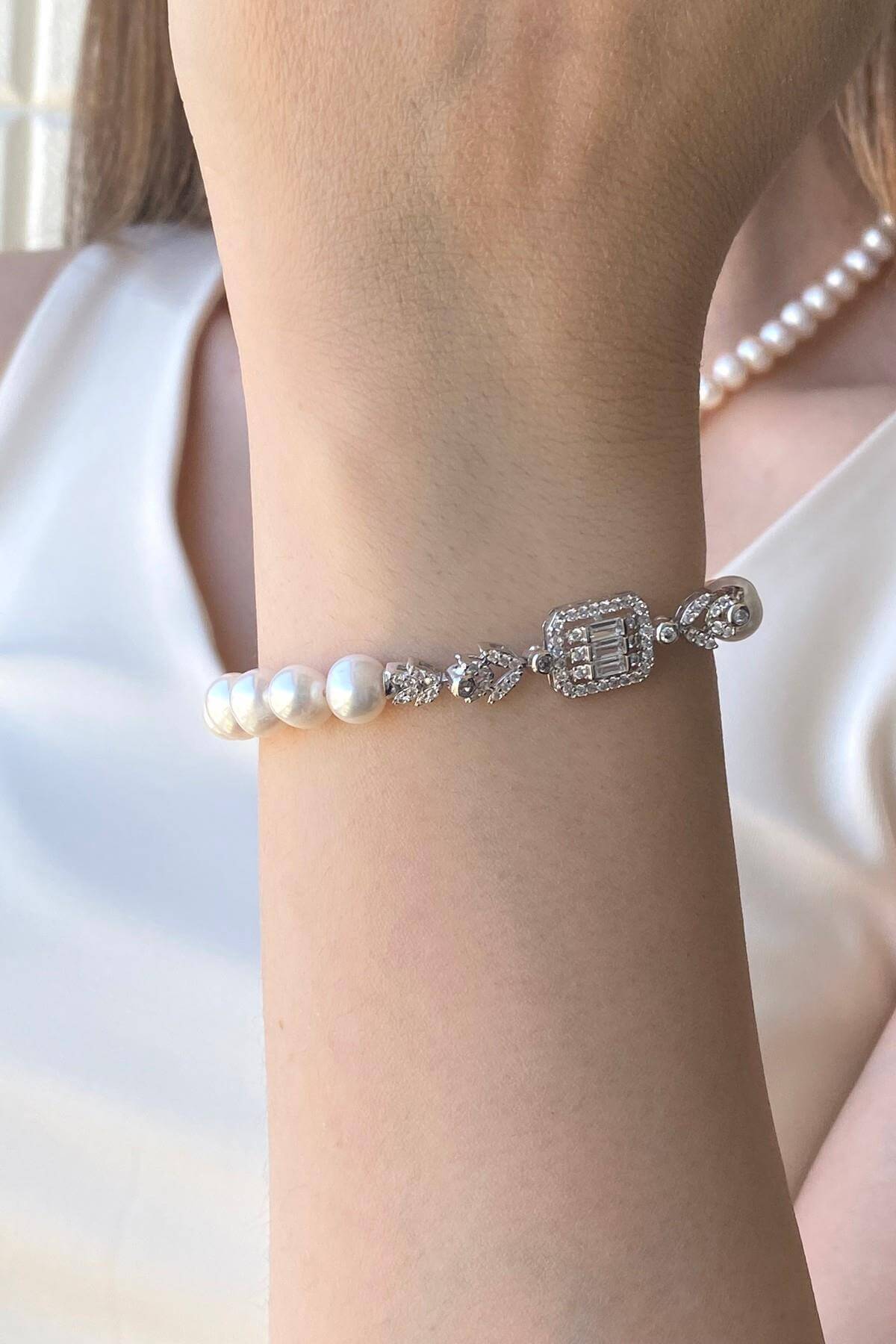 Baget Kesim Doğal İnci Bileklik | | Birinci1926