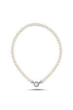 Papatya Zirkon Taşlı Doğal İnci Kolye | | Birinci1926