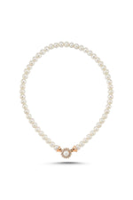 Papatya Zirkon Taşlı Doğal İnci Kolye | | Birinci1926