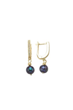 Zirkon Taşlı Doğal İnci Küpe | | Birinci1926