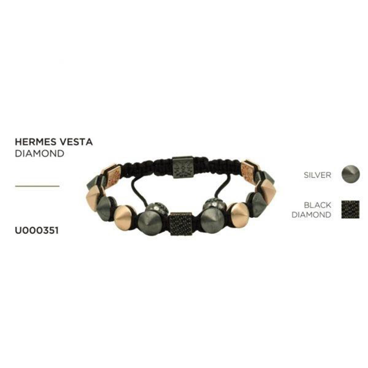 0,17 Ct Pırlantalı Erkek Bileklik