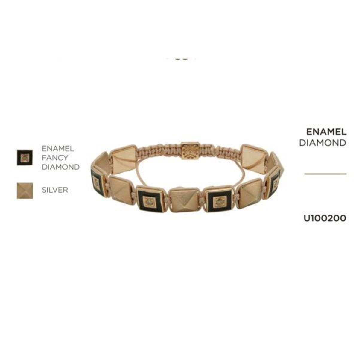 0,40 Ct Pırlantalı Erkek Bileklik