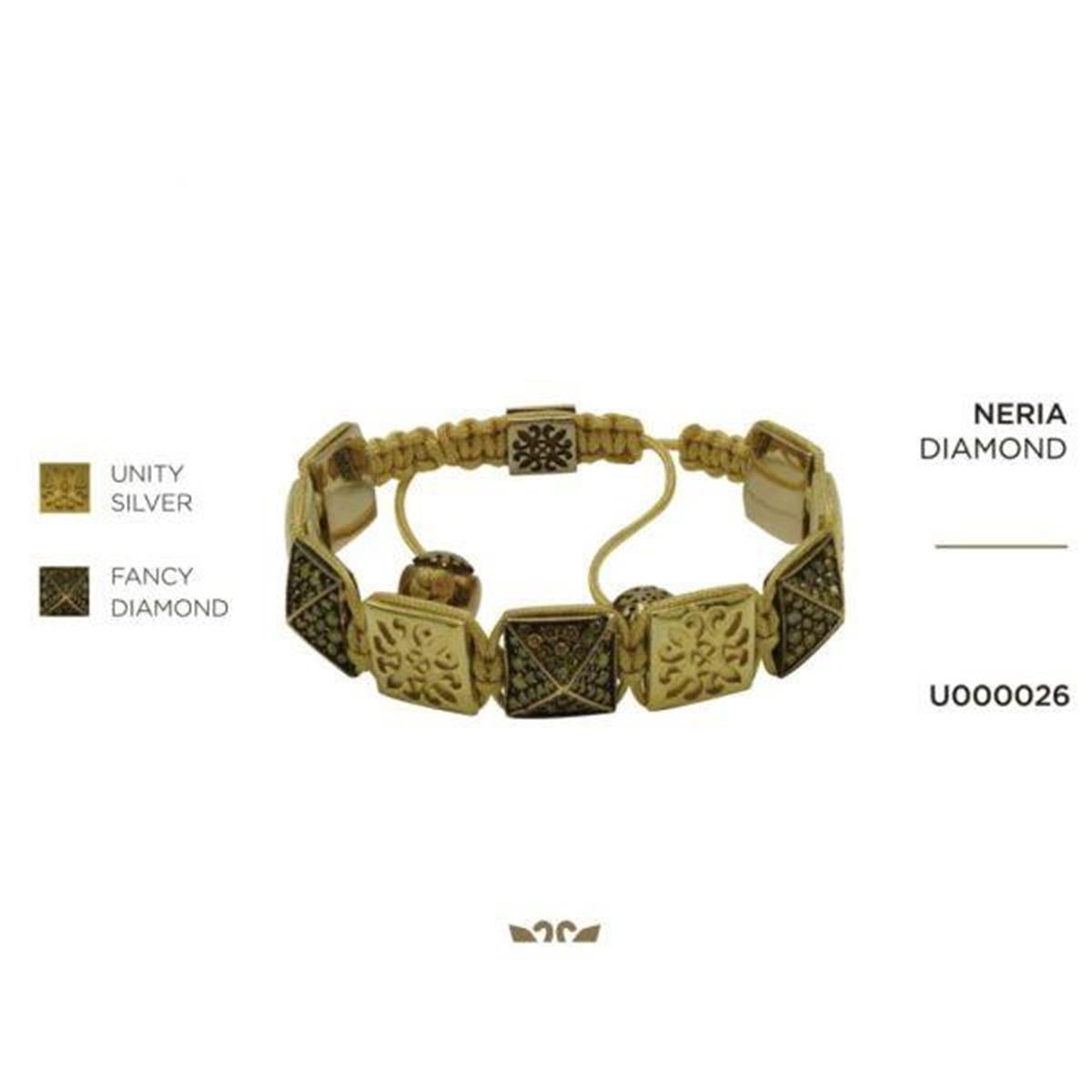 0,66 Ct Pırlantalı Erkek Bileklik