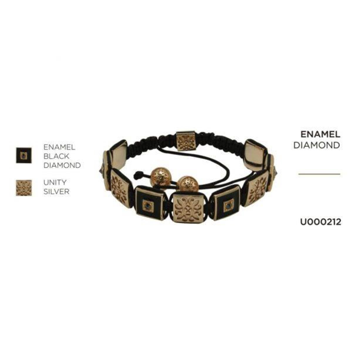 0,21 Ct Pırlantalı Erkek Bileklik