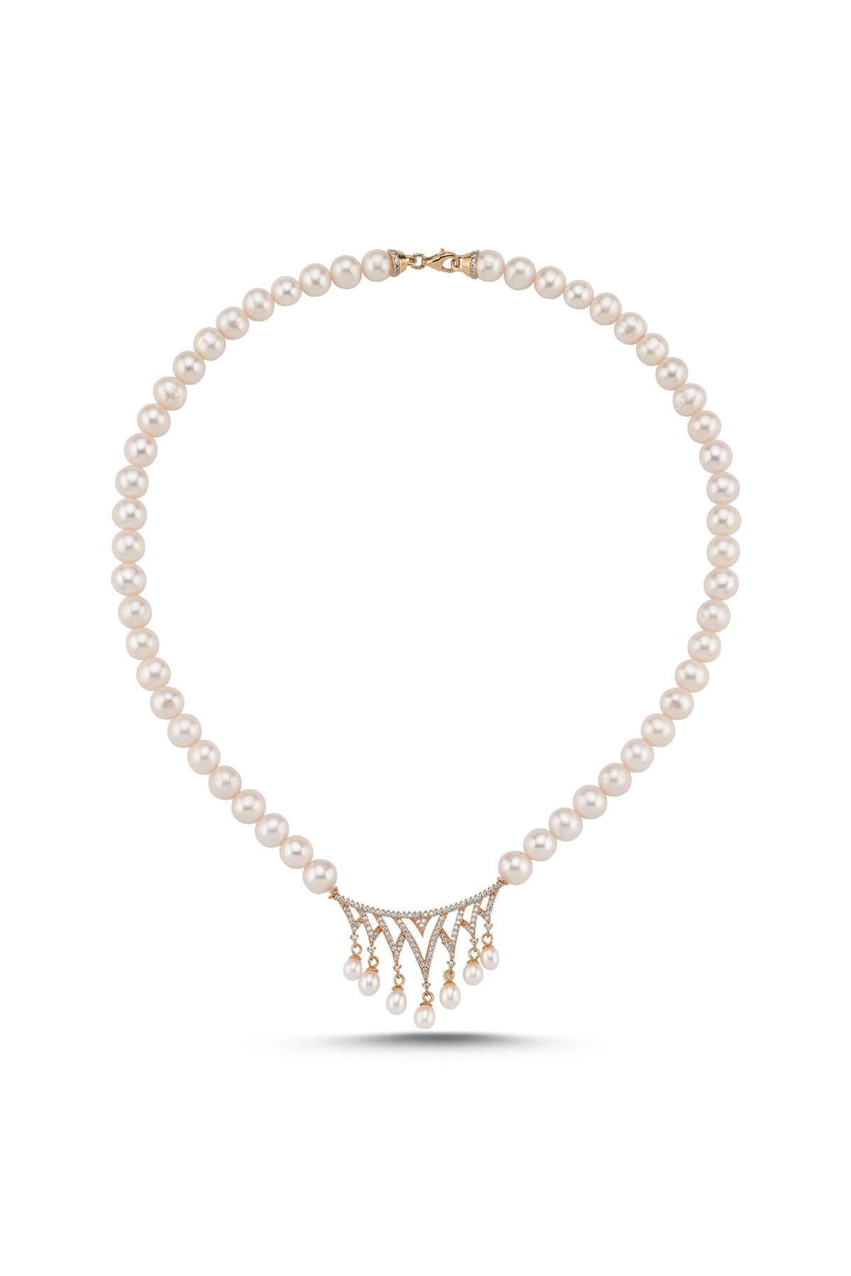 İnci Şelalesi Doğal İnci Kolye | İnci Kolye | Birinci1926