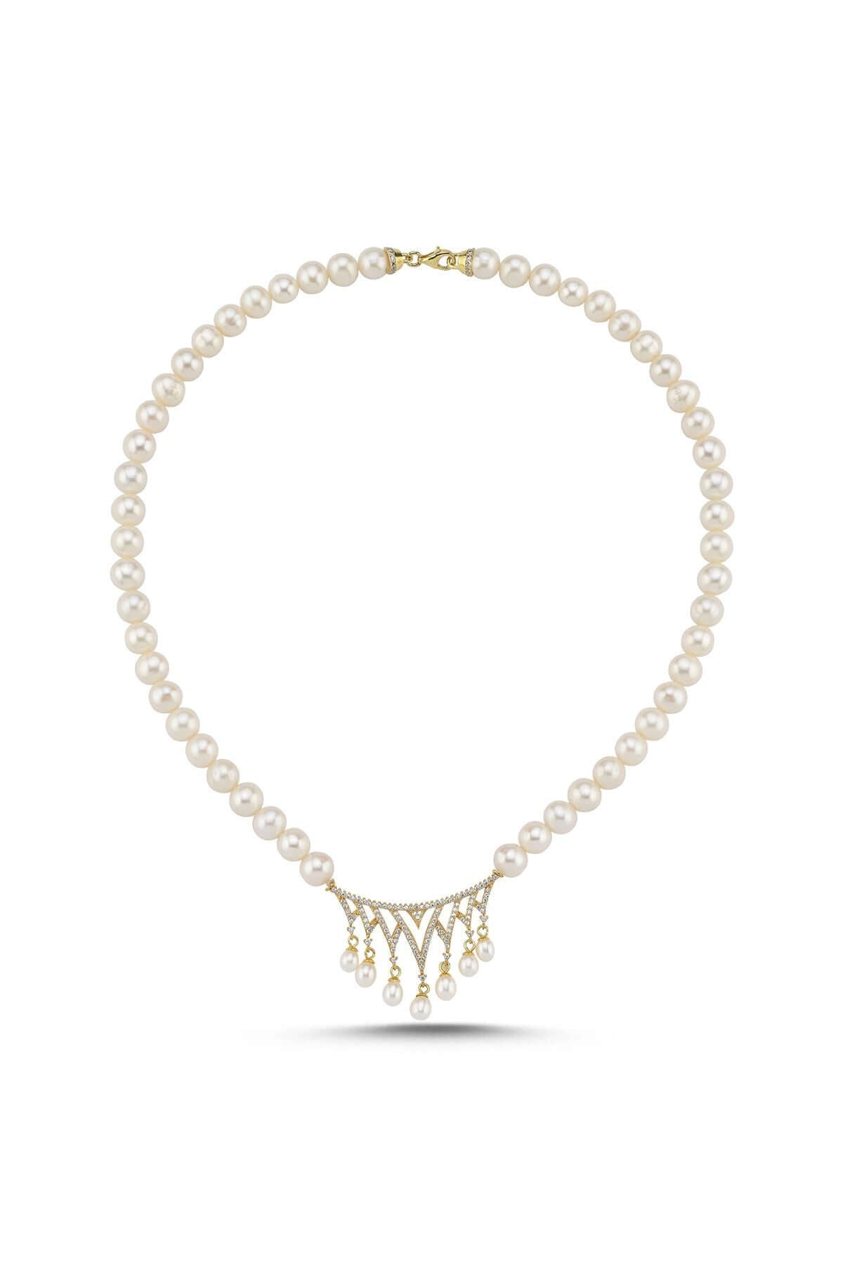 İnci Şelalesi Doğal İnci Kolye | İnci Kolye | Birinci1926