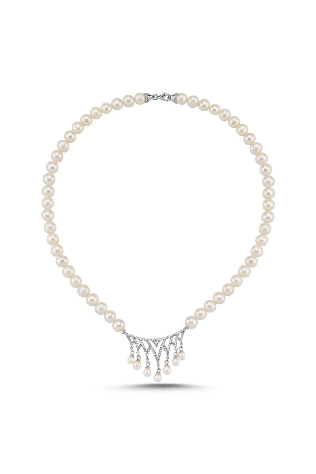 İnci Şelalesi Doğal İnci Kolye | İnci Kolye | Birinci1926