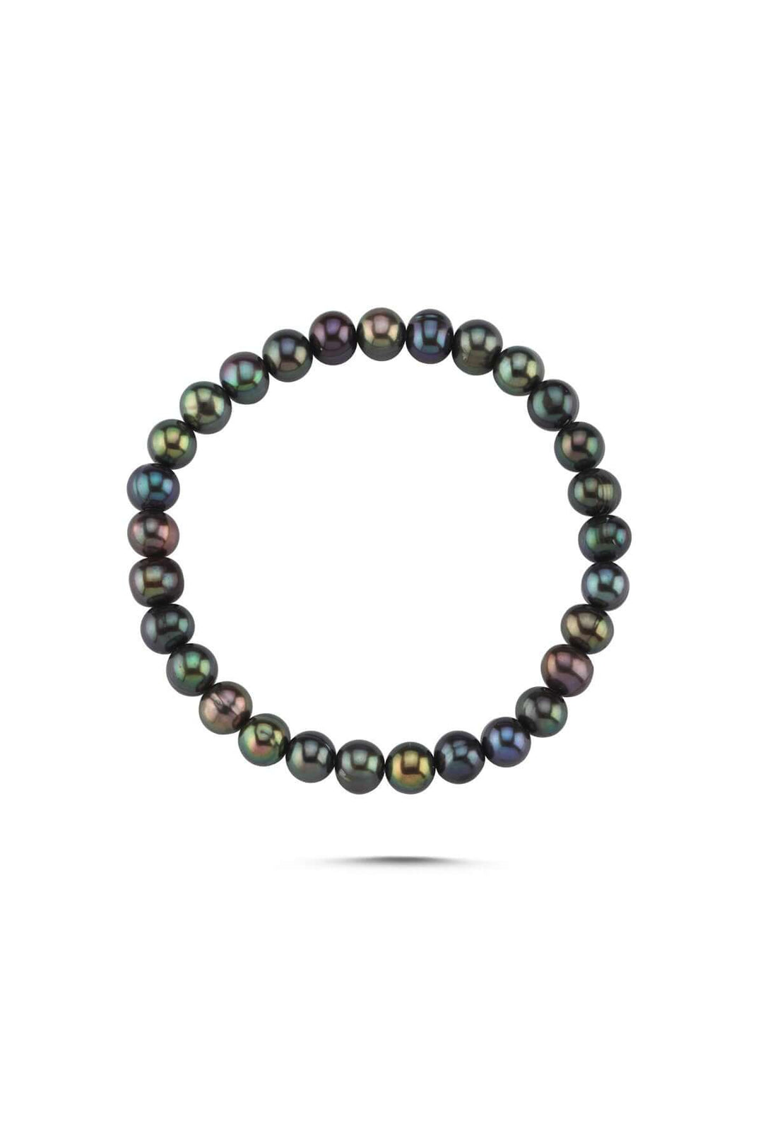 Ayarlanabilir Siyah Doğal İnci Bileklik