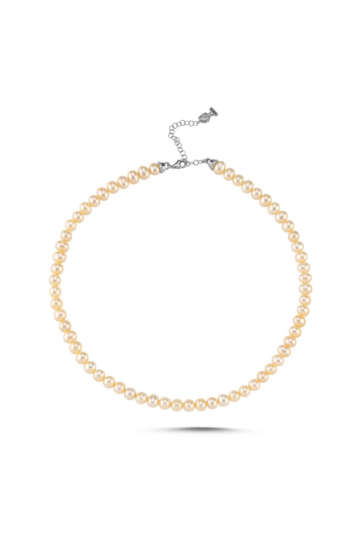 Şeftali Tonu Doğal İnci Kolye | | Birinci1926