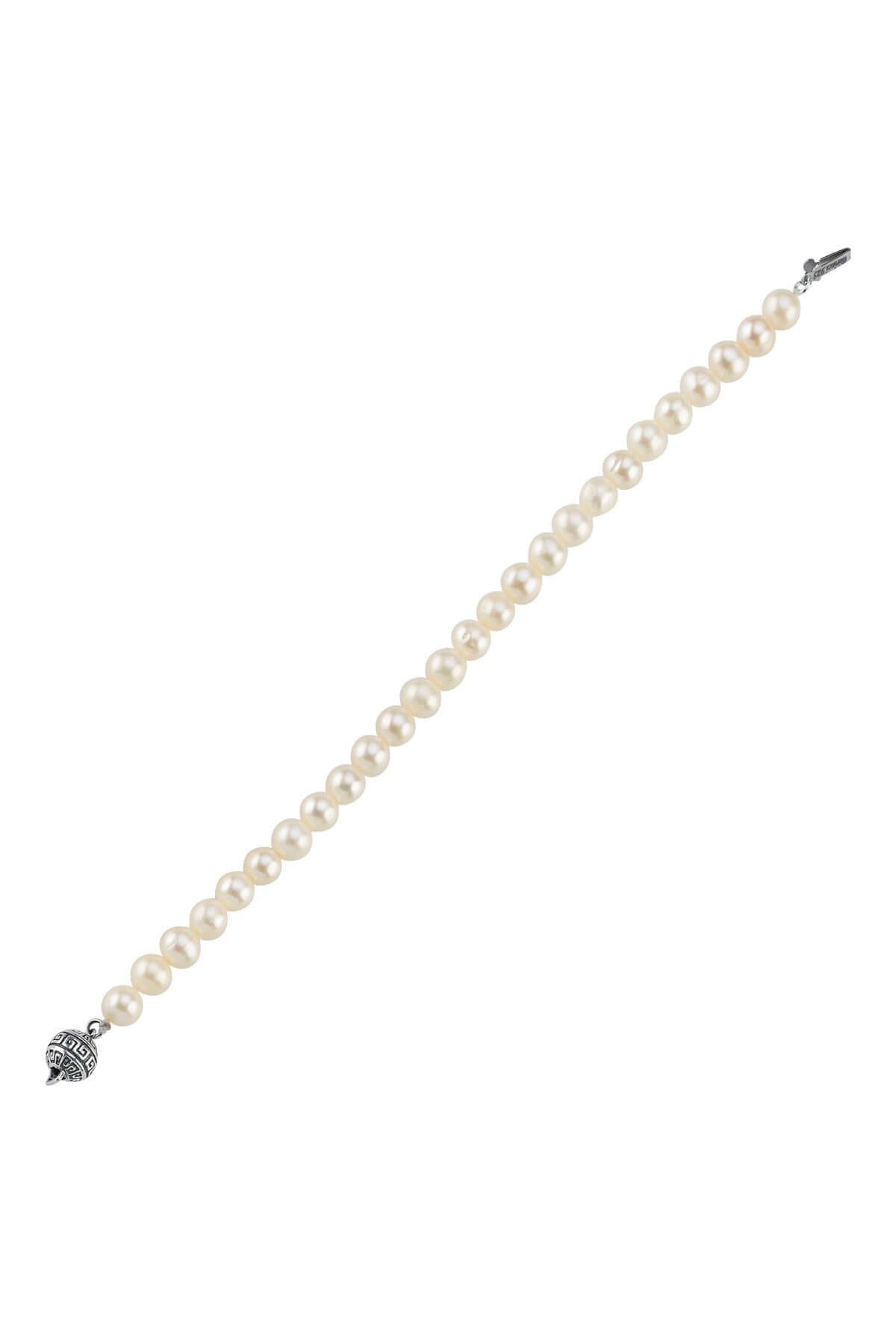 Beyaz Doğal İnci Erkek Bileklik | | Birinci1926