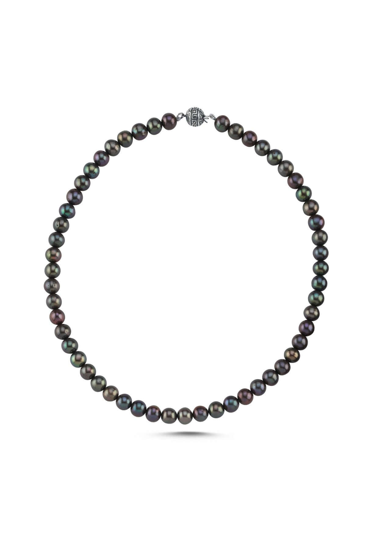 Siyah Doğal İnci Erkek Kolye | | Birinci1926