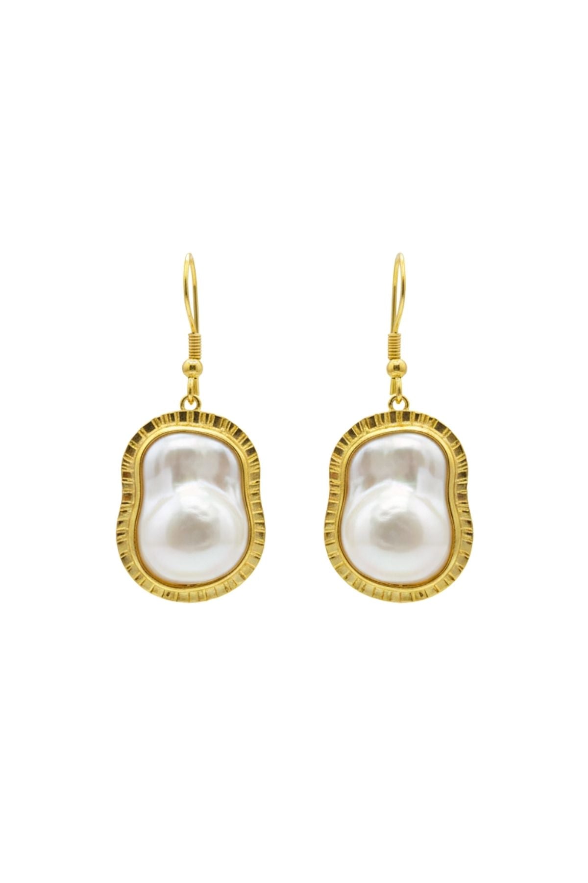 Özel Kesim Barok İnci Küpe