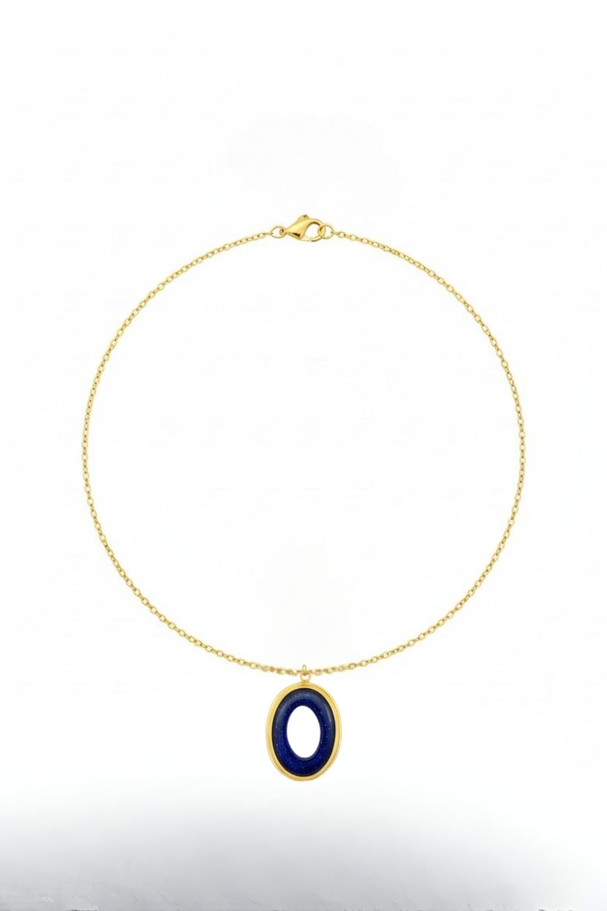 Modern Oval Tasarım Kolye Ucu